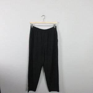 Club Monaco Dress Pants Trousers Women 4 Black Straight Leg High Rise Casual 306